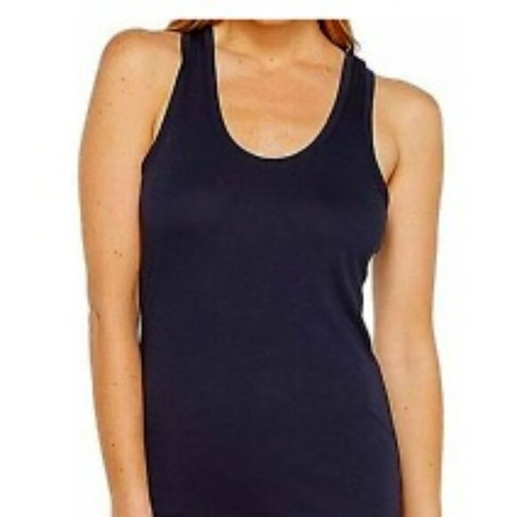 Alternative Apparel Womens Racerback Effortless Tank Dress Black Size Small - Picture 3 of 7